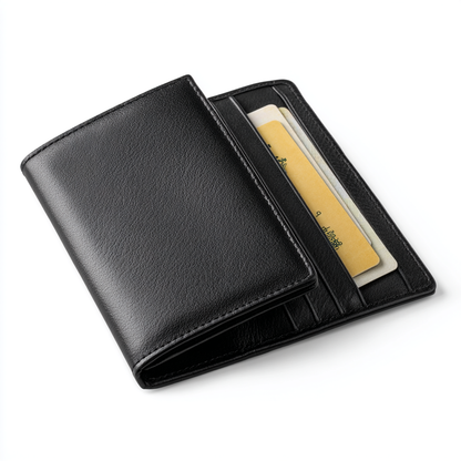 Outlin Minimalist Full-Grain Leather RFID Passport Wallet